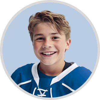 Kid hockey player picture